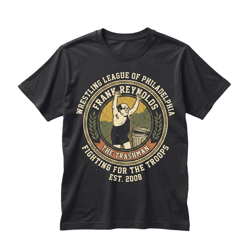 Trash Man Frank Reynolds Wrestling Meme Graphic Cotton Unisex TShirt