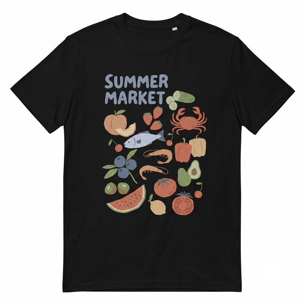 Il Mercato Italian Grocery Store Vintage Graphic Foodie Print Rome Design Heritage Souvenir Unisex TShirt