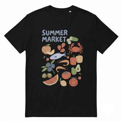 Il Mercato Italian Grocery Store Vintage Graphic Foodie Print Rome Design Heritage Souvenir Unisex TShirt