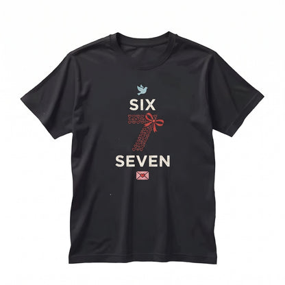 Coquette Valentine 67 Six Seven Preppy Bow Pink Red Checkered Cute Hearts Graphic Unisex TShirt