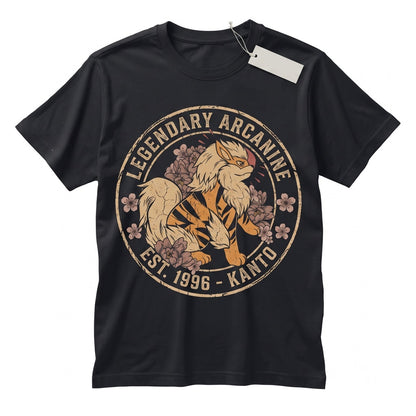 Arcanine Fire Dog Vintage Graphic Y2K Sleeveless Japanese Streetwear Anime Gift Tank Top Unisex TShirt