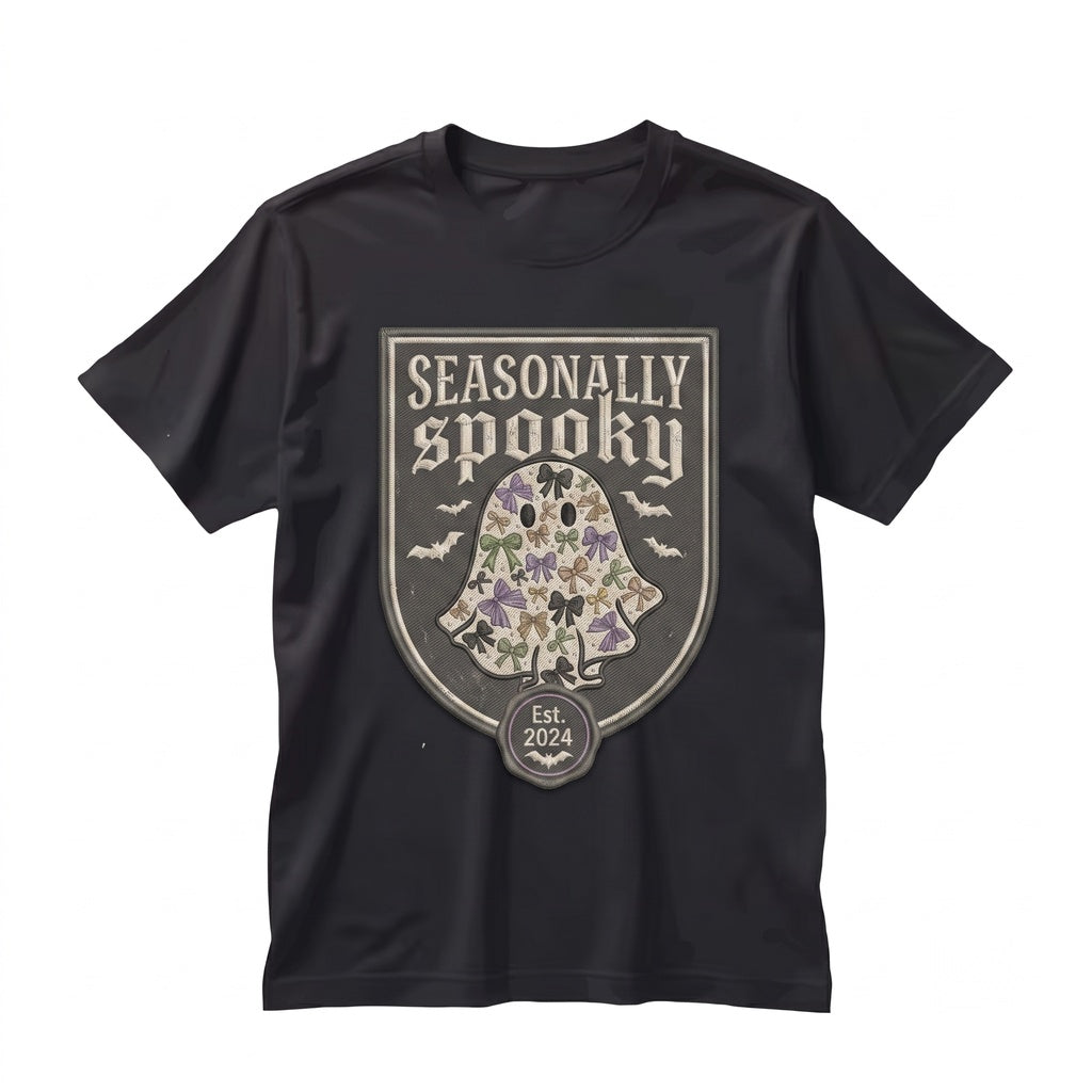Cute Coquette Spooky Season Halloween Funny Ghost Gift Unisex TShirt