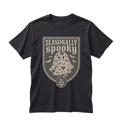 Cute Coquette Spooky Season Halloween Funny Ghost Gift Unisex TShirt