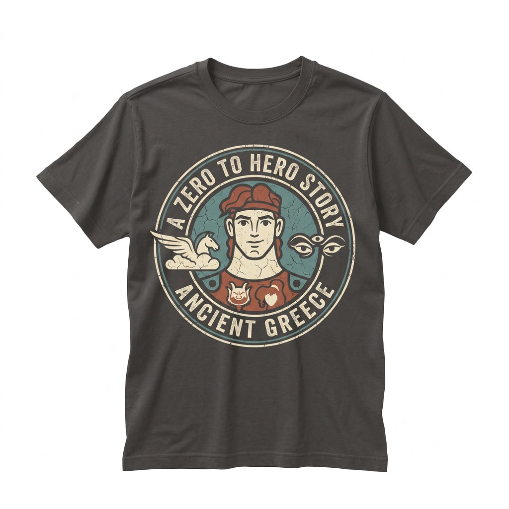 Vintage 1997 Megara Greek Hero MythologyVintage 1997 Greek Hero Megara Mythological World Tour Graphic Apparel 90s Top Unisex