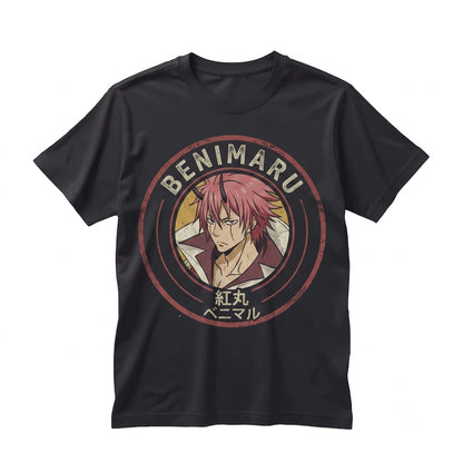 Japanese Flame Graphic Streetwear 100% Cotton Harajuku Casual Unisex TShirt