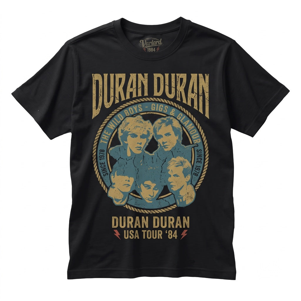 Duran Duran Vintage Concert Tour Retro Music Band Unisex TShirt