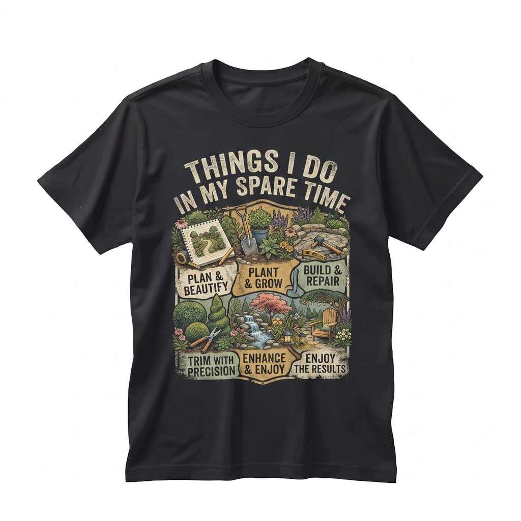Gardener Landscape Design Graphic Lawn Care Landscaping Work Apparel Unisex TShirt