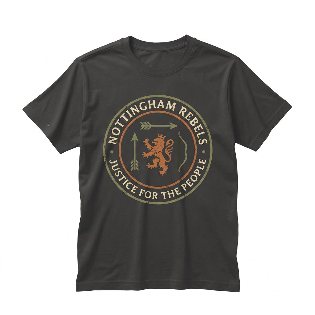 Retro Robin Hood Hero Sir Hiss Little John Maid Marian Family Vacation Matching Graphic Unisex TShirt