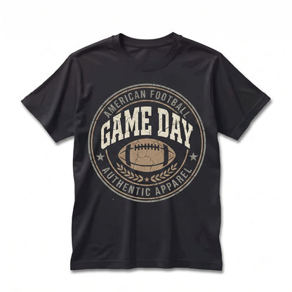 Game Day Checkered Football Sports Touchdown Tailgate Crew Neck Sweatshirt Unisex TShirt