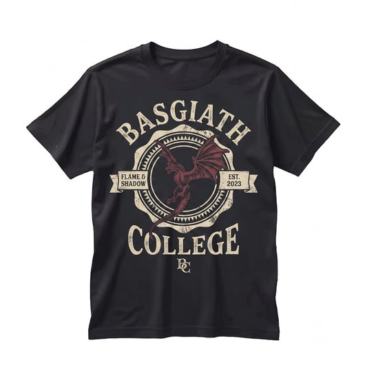 Basgiath War College Fantasy Dragon Rider Bookish Graphic Apparel, Novel Reader Gift Unisex TShirt