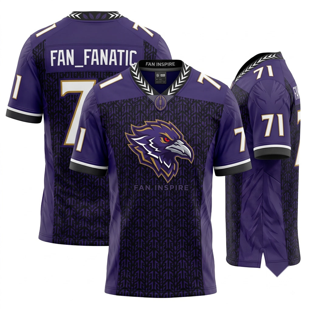 Unisex Athletic Football Fan Jersey - Breathable Mesh Lightweight Game Day Jersey