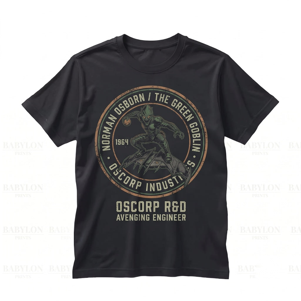 Vintage Green Goblin Graphic Comic Villain Retro Movie Apparel Unisex TShirt
