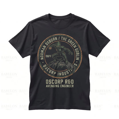 Vintage Green Goblin Graphic Comic Villain Retro Movie Apparel Unisex TShirt