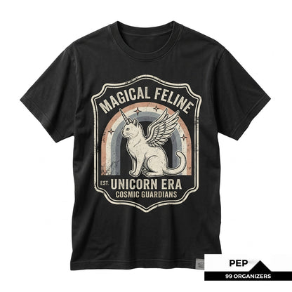 Rainbow Caticorn Graphic Cute Kitty Lover Cat Mom Gift Unisex TShirt