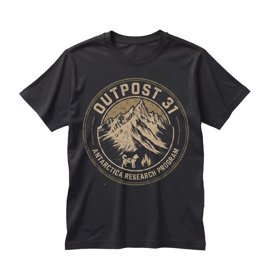 Antarctica Outpost 80s Retro Horror Monster Film Graphic Unisex TShirt