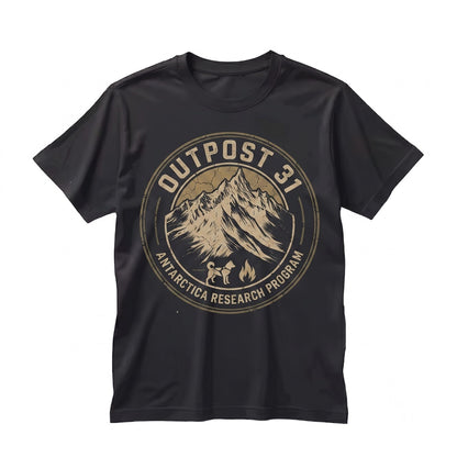 Antarctica Outpost 80s Retro Horror Monster Film Graphic Unisex TShirt