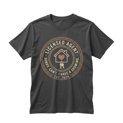 Custom Real Estate Agent Broker Realtor House Showing Life Gift Unisex TShirt