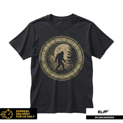 Bigfoot Graphic Vintage Sasquatch Forest Camping Outdoor Unisex TShirt
