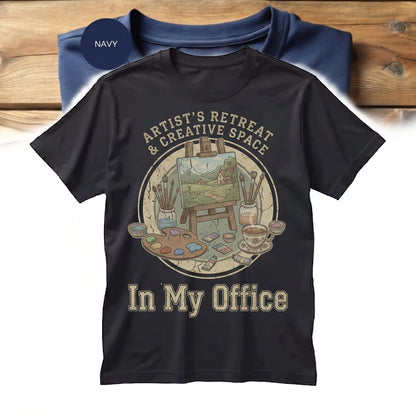 Art Lover Colorful Studio Illustration In My Office Creative Painter Graphic Unisex TShirt