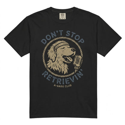 Funny Golden Retriever Dog Mom Music Pun Gift for Pet Lover Unisex TShirt