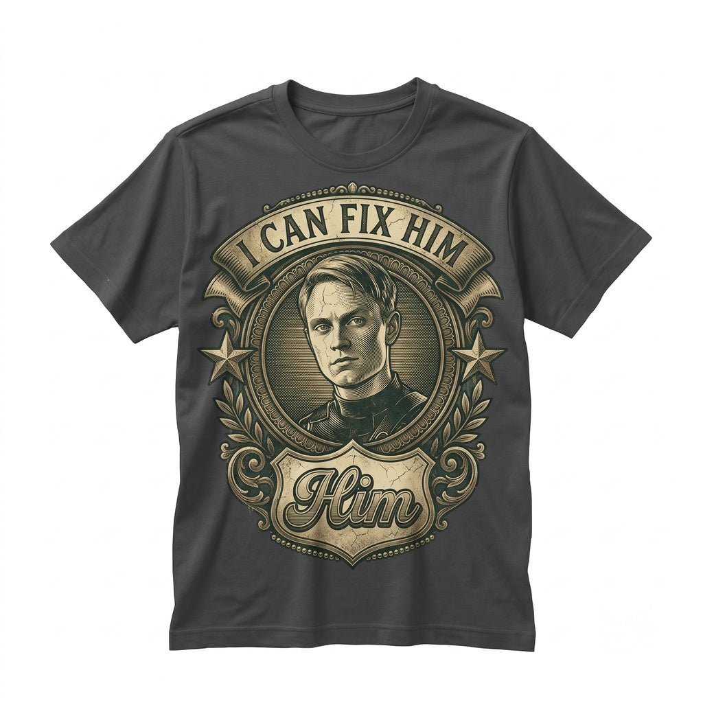Oversized Benjamin Poindexter I Can Fix Him Funny Marvel Comics Villain Mercenary Graphic Gift for Her Unisex TShirt