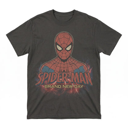 Vintage Spidey Brand New Day Retro Comic Book Hero Graphic Fan Gift Unisex TShirt