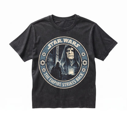 Oversized Empire Strikes Back Top Darth Vader Emperor Palpatine Retro Dark Side Sith Apparel Unisex TShirt