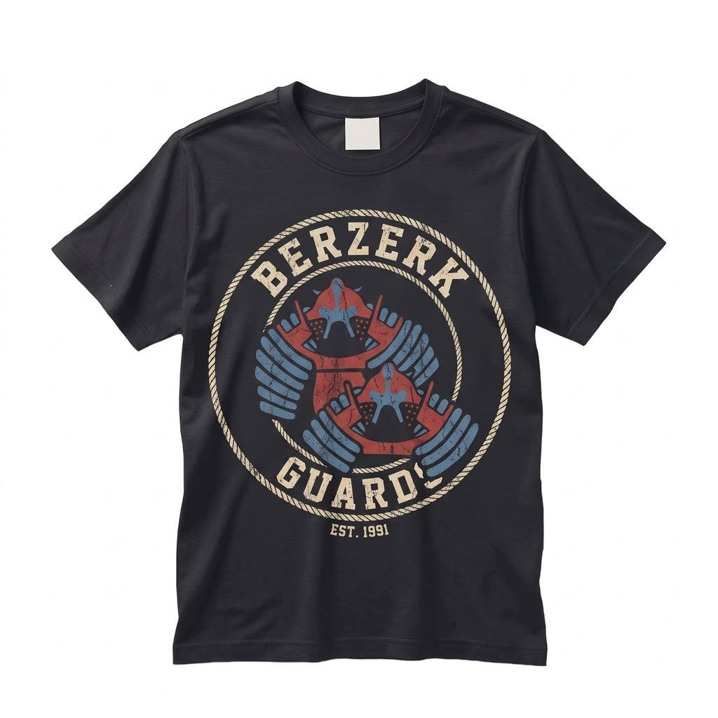 Bezerk Edgy Grunge Dark Gothic Alternative Streetwear Graphic Unisex TShirt
