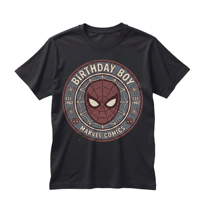 Custom Kids Spider Birthday Boy Baseball Jersey, Web Hero Party Gamer Gift Unisex TShirt