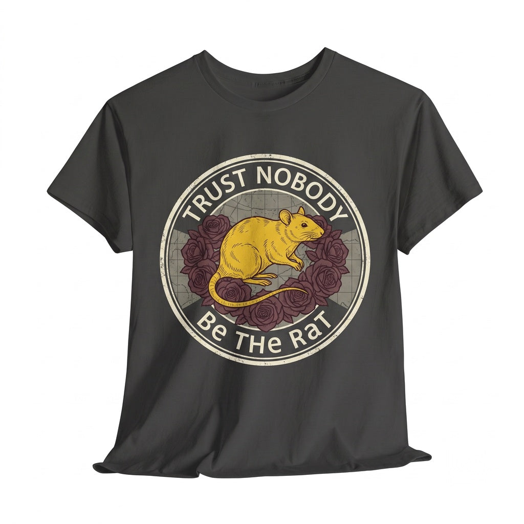 Trust Nobody Be The Rat Graphic Streetwear Novelty Cotton Apparel Unisex TShirt