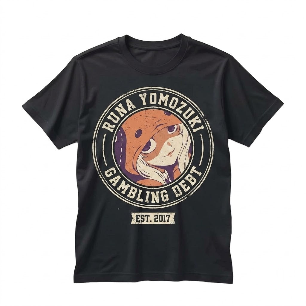 Yumeko Compulsive Gambler Manga Waifu Japanese Anime Graphic Unisex TShirt