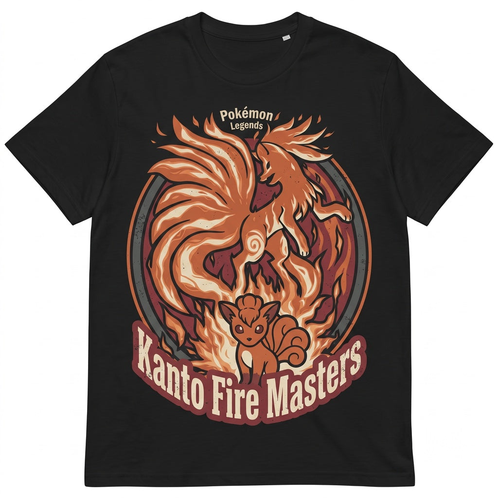 Ninetales Vulpix Vintage Acid Wash Retro Fire Fox Anime Graphic Oversized Streetwear Gift Unisex TShirt