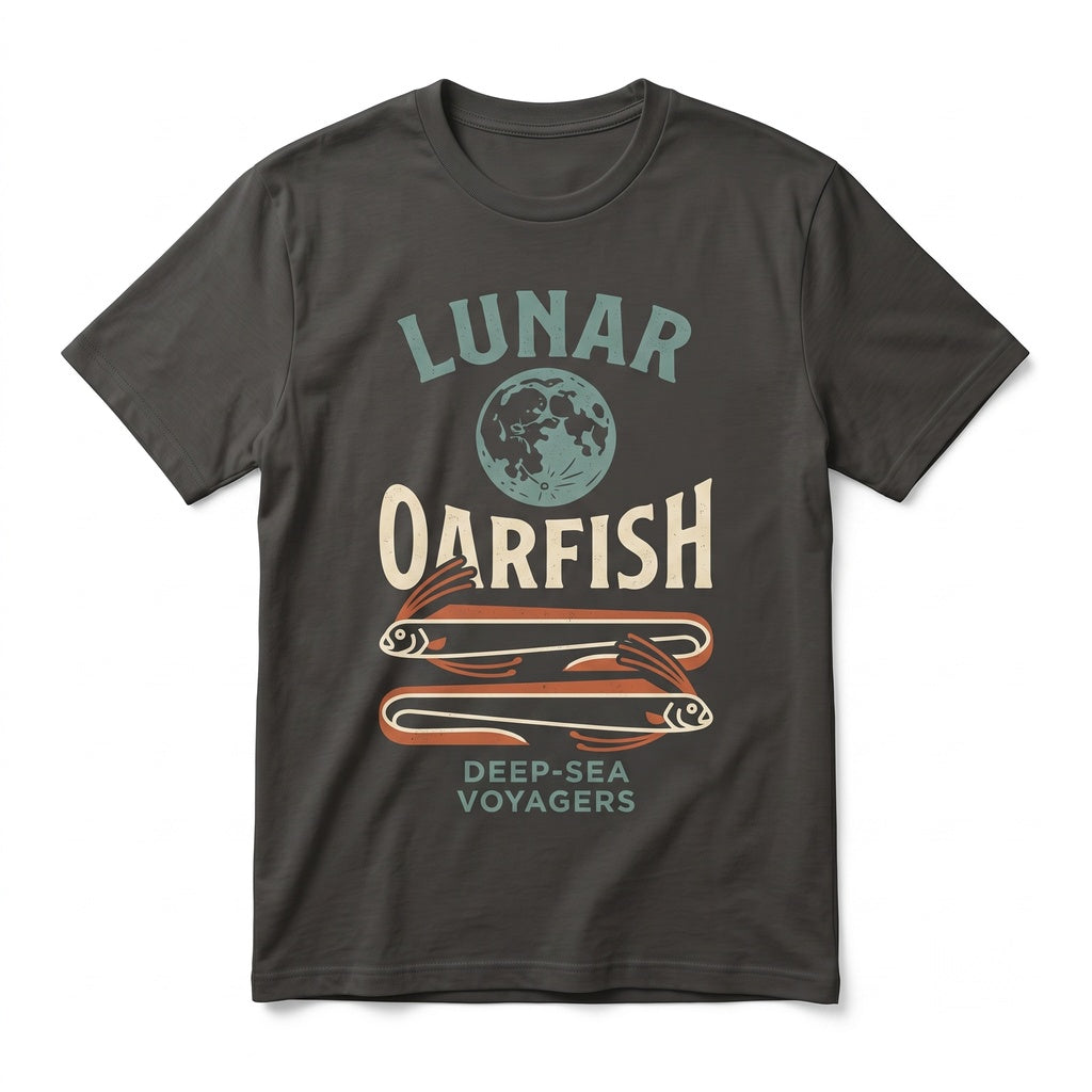 Three Oarfish Lunar Deep Sea Marine Biology Diver Rare Ocean Animal Creature Apparel Unisex TShirt