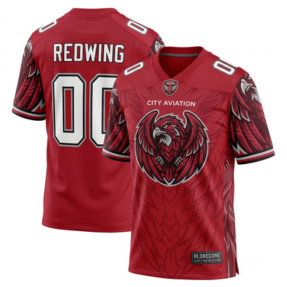 Unisex Custom Football Fan Jersey - Stitched Breathable Mesh Game Day Athletic Shirt