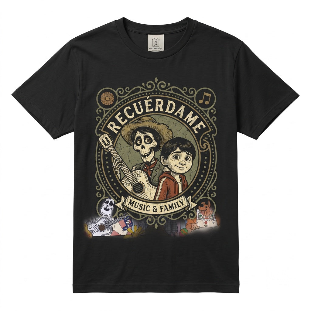 Coco Miguel Rivera Dante Sugar Skull Day of the Dead Skeleton Calavera Balloon Unisex TShirt