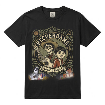 Coco Miguel Rivera Dante Sugar Skull Day of the Dead Skeleton Calavera Balloon Unisex TShirt