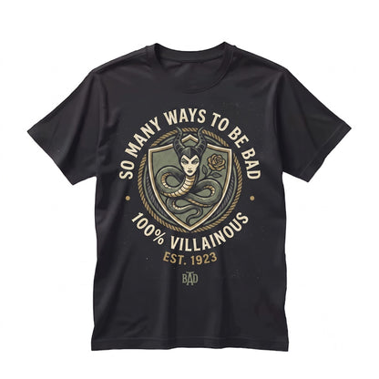 Vintage Villains So Many Ways To Be Bad Wicked Trio Halloween Theme Park Vacation 2026 Apparel, Unisex TShirt