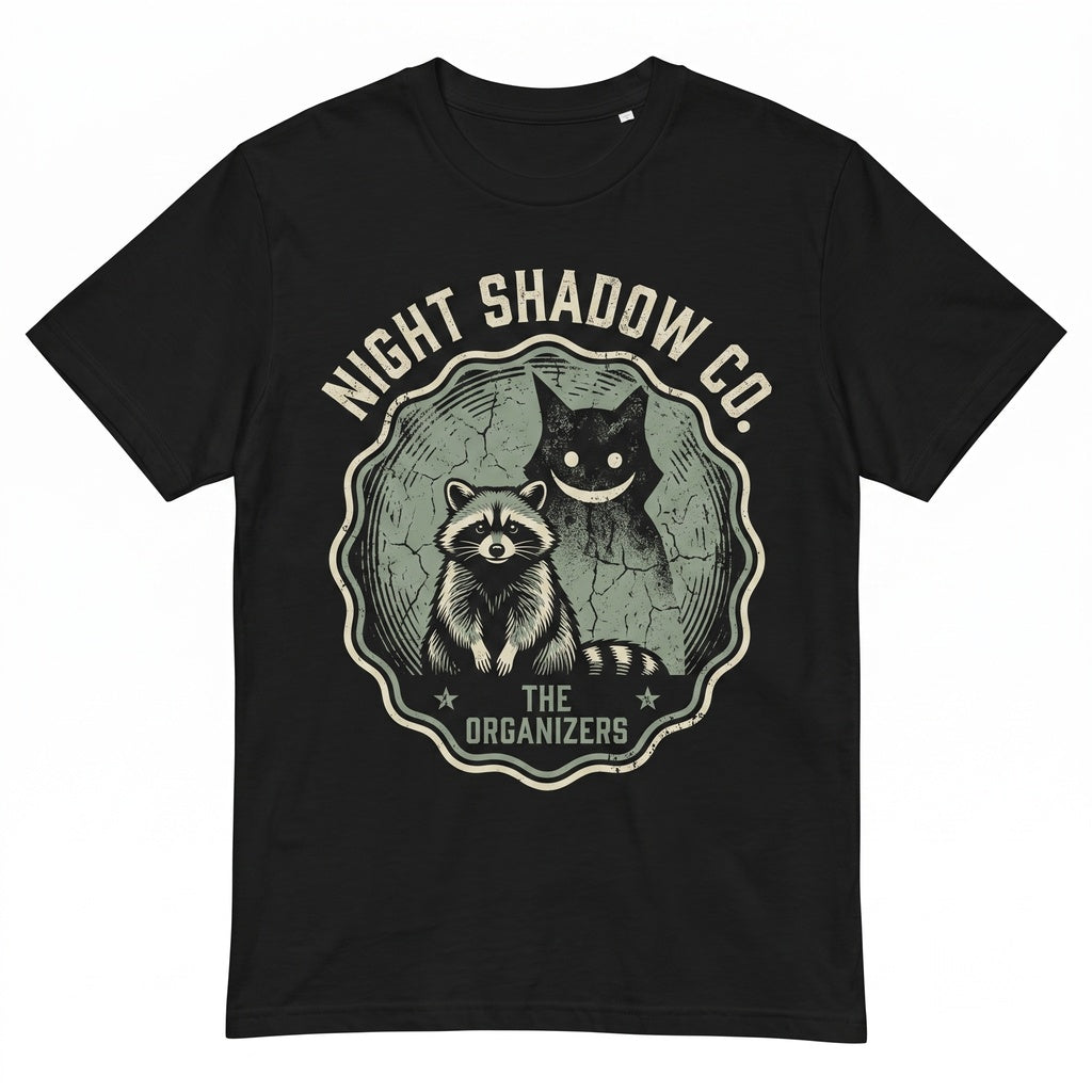 Spooky Raccoon Halloween Gothic Trash Panda Creepy Cute Horror Gift Apparel Unisex TShirt