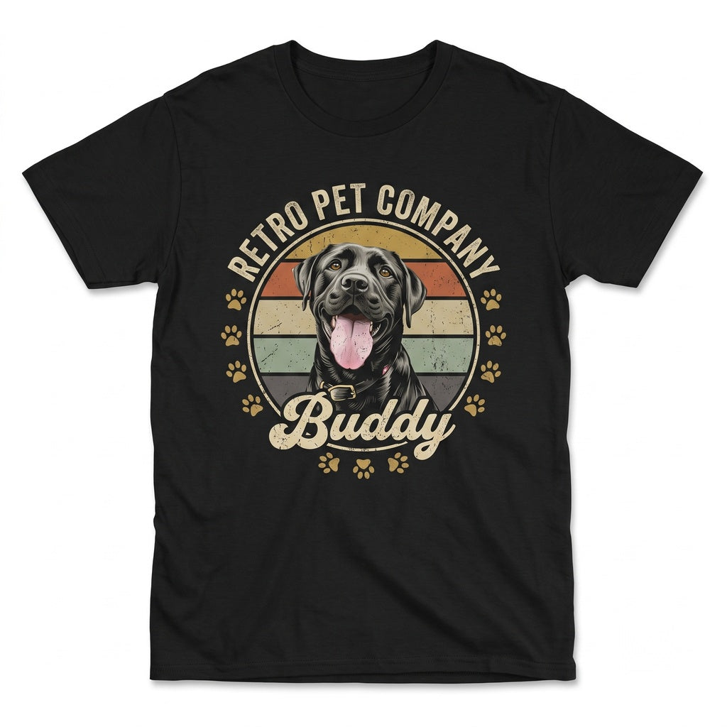 Custom Pet Portrait Sweatshirt, Vintage Retro Dog Mom Crewneck Unisex TShirt