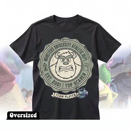 Oversized Sulley James P Sullivan Theme Park Vacation Graphic Unisex TShirt