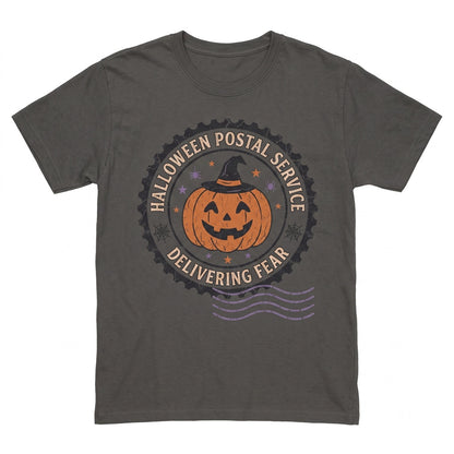 Halloween Cute Ghost Pumpkin Retro Fall Spooky Cat Graphic Apparel Unisex TShirt