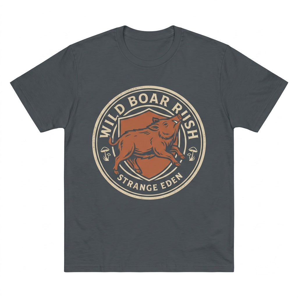Wild Boar Pig Wildlife Hiking Camping Nature Buffalo Graphic Apparel Unisex TShirt