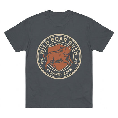 Wild Boar Pig Wildlife Hiking Camping Nature Buffalo Graphic Apparel Unisex TShirt