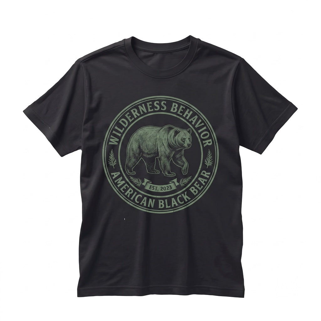 Retro Grizzly Bear Vintage Forest Graphic Wildlife Outdoors Unisex TShirt