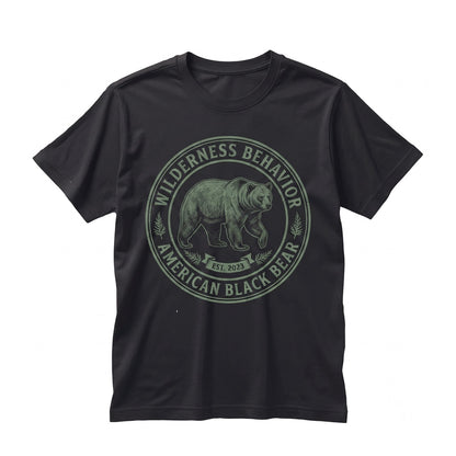 Retro Grizzly Bear Vintage Forest Graphic Wildlife Outdoors Unisex TShirt