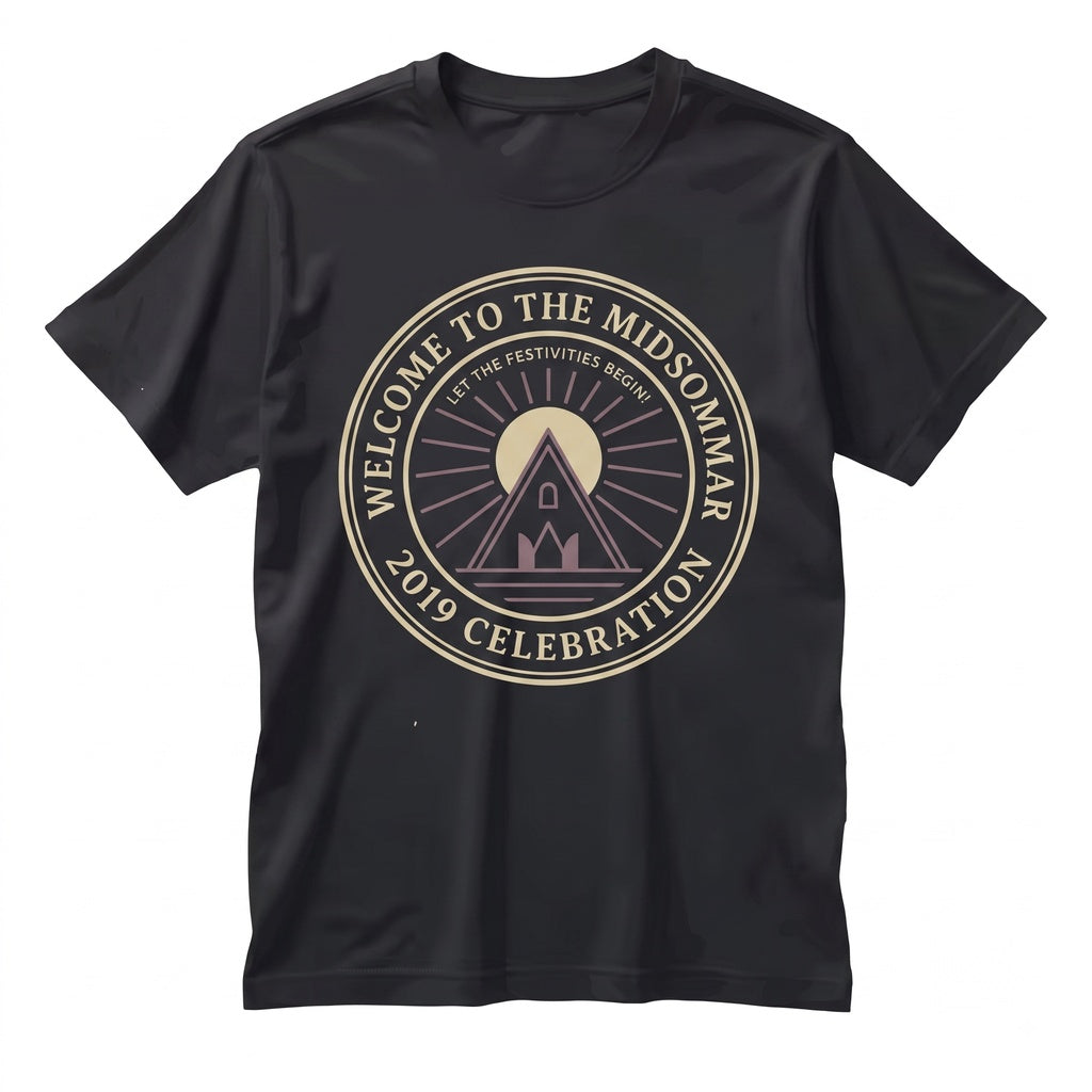 Retro Midsummer Swedish Folk Festival Graphic Funny Modern Horror Unisex TShirt