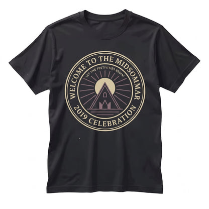 Retro Midsummer Swedish Folk Festival Graphic Funny Modern Horror Unisex TShirt