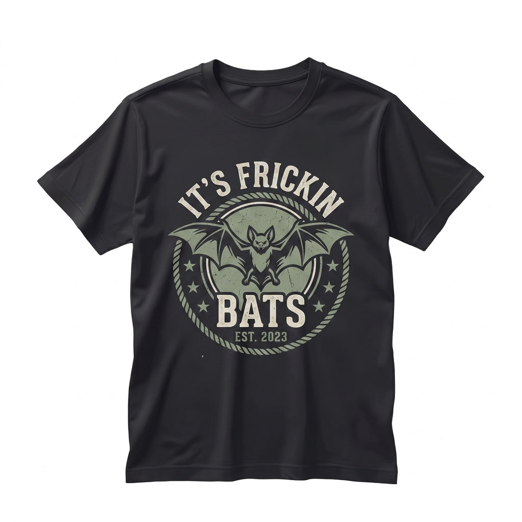Its Frickin Bats Funny Halloween Meme Graphic Spooky Season Fall Gift Unisex TShirt