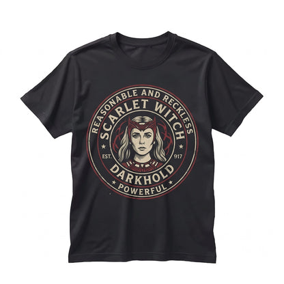 Oversized Scarlet Witch Wanda Maximoff Vintage Graphic Apparel Chaos Magic Superhero Fan Gift Unisex TShirt