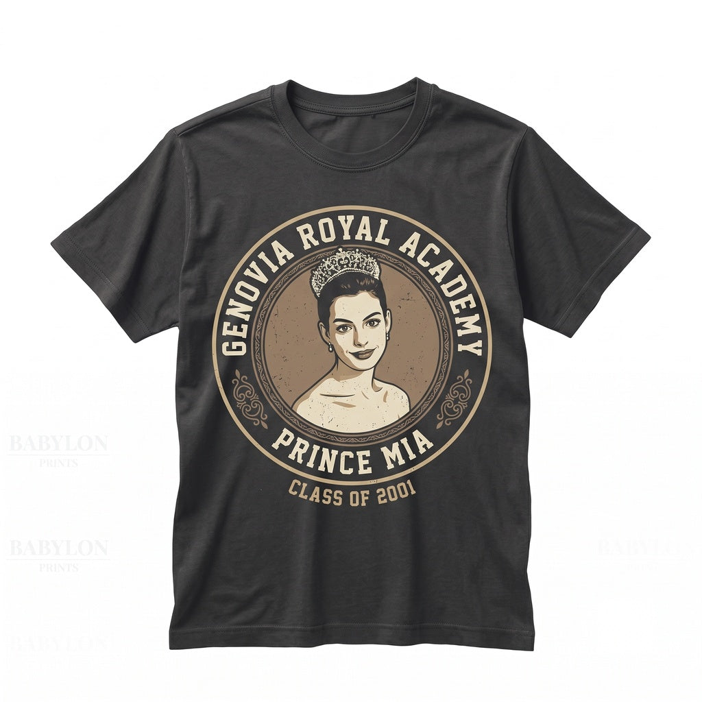 Vintage Genovia Royal Mia Thermopolis Graphic Cotton Top Unisex TShirt